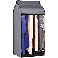KEEGH Bolsa de ropa transpirable con ventana transparente y titular de tarjeta de identificación